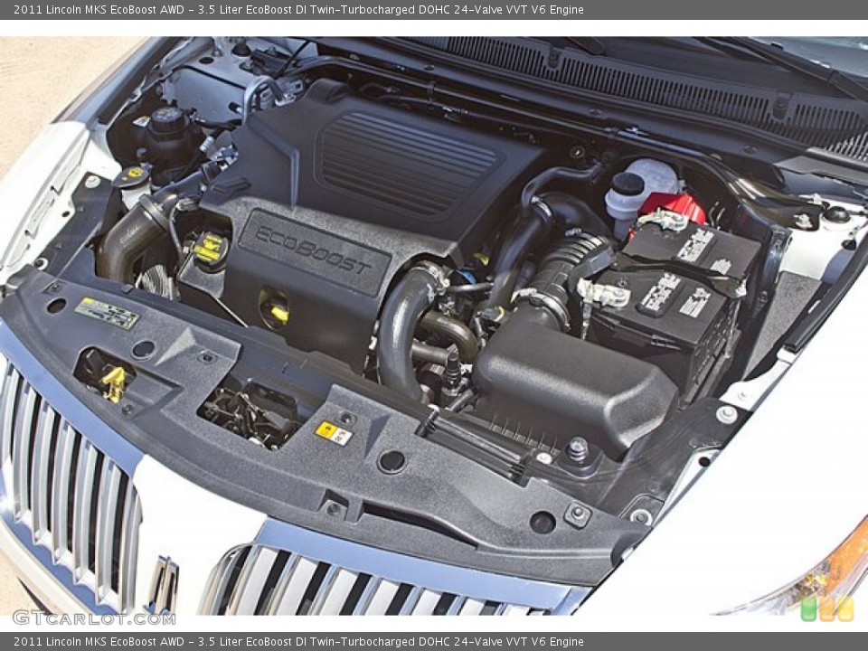 3.5 Liter EcoBoost DI Twin-Turbocharged DOHC 24-Valve VVT V6 Engine for the 2011 Lincoln MKS #65502377