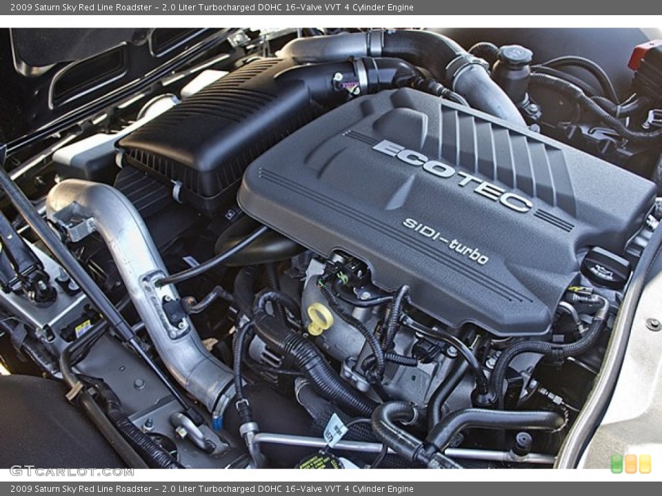 2.0 Liter Turbocharged DOHC 16-Valve VVT 4 Cylinder Engine for the 2009 Saturn Sky #65503499