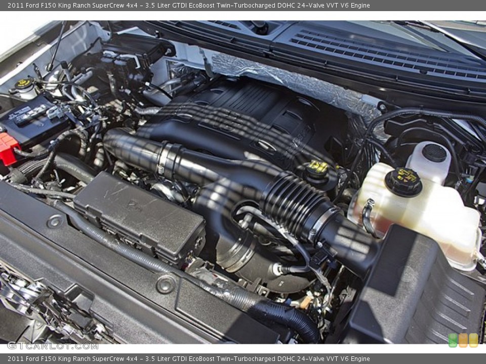3.5 Liter GTDI EcoBoost Twin-Turbocharged DOHC 24-Valve VVT V6 Engine for the 2011 Ford F150 #65503844