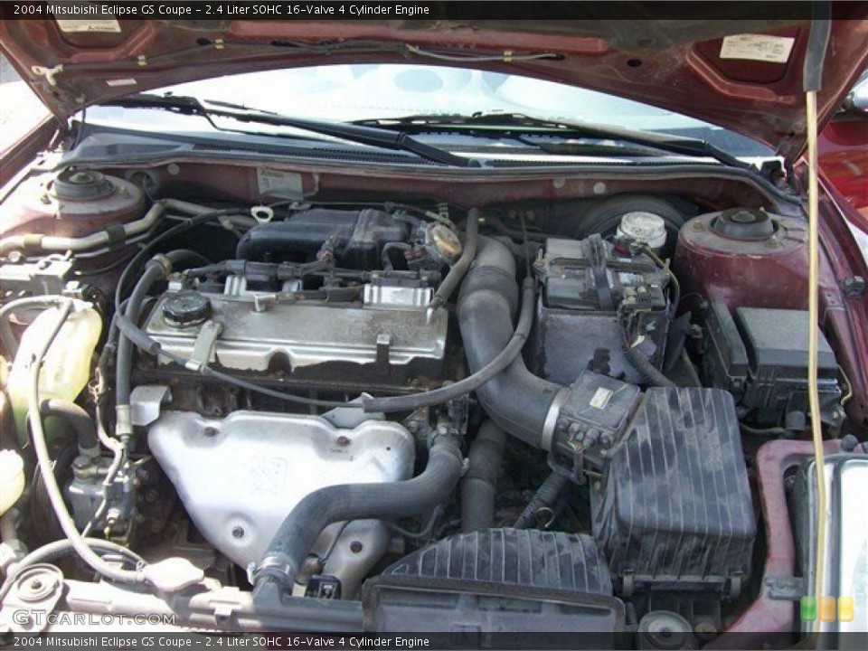 2.4 Liter SOHC 16-Valve 4 Cylinder 2004 Mitsubishi Eclipse Engine
