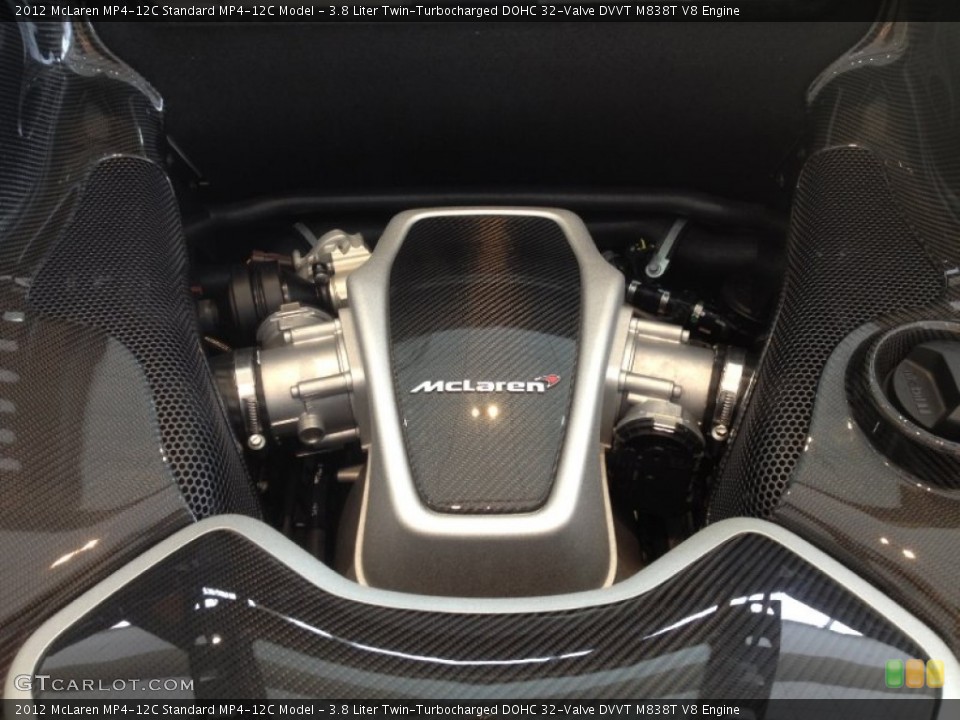 3.8 Liter Twin-Turbocharged DOHC 32-Valve DVVT M838T V8 Engine for the 2012 McLaren MP4-12C #65511860