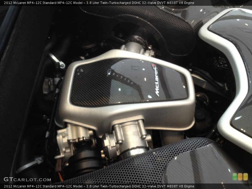 3.8 Liter Twin-Turbocharged DOHC 32-Valve DVVT M838T V8 Engine for the 2012 McLaren MP4-12C #65511869