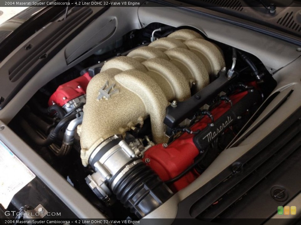 4.2 Liter DOHC 32-Valve V8 Engine for the 2004 Maserati Spyder #65512169
