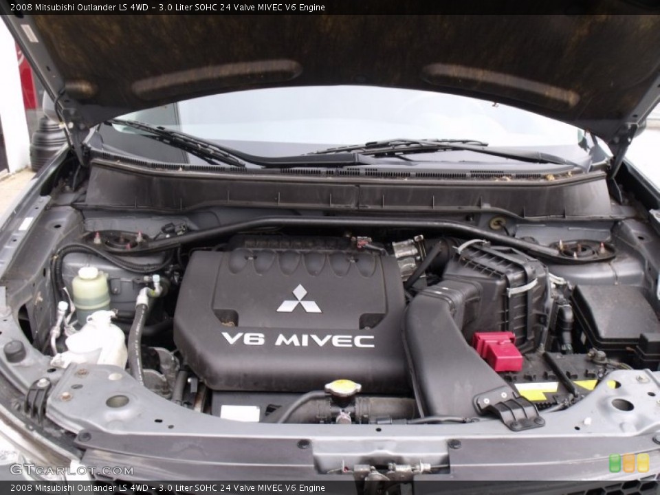 3.0 Liter SOHC 24 Valve MIVEC V6 Engine for the 2008 Mitsubishi Outlander #65514824
