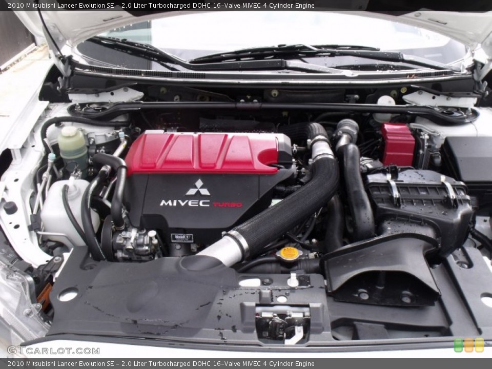 2.0 Liter Turbocharged DOHC 16-Valve MIVEC 4 Cylinder Engine for the 2010 Mitsubishi Lancer Evolution #65515040