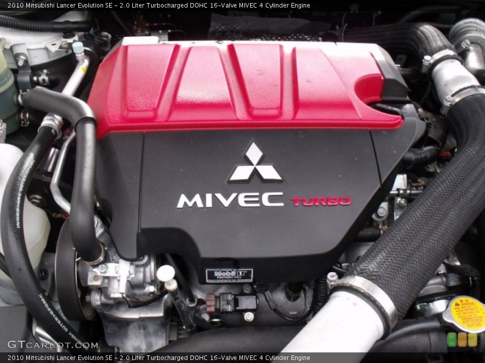 2.0 Liter Turbocharged DOHC 16-Valve MIVEC 4 Cylinder Engine for the 2010 Mitsubishi Lancer Evolution #65515046