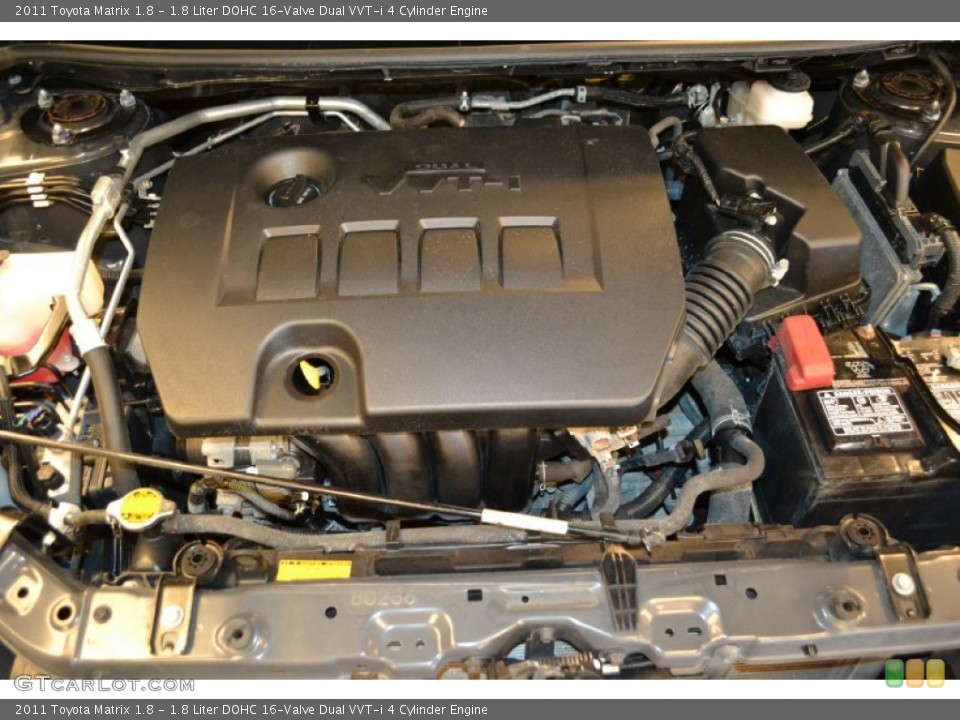 1.8 Liter DOHC 16-Valve Dual VVT-i 4 Cylinder Engine for the 2011 Toyota Matrix #65525792