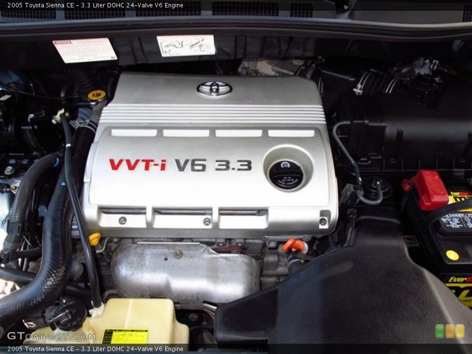 3.3 Liter DOHC 24-Valve V6 Engine for the 2005 Toyota Sienna #65526686