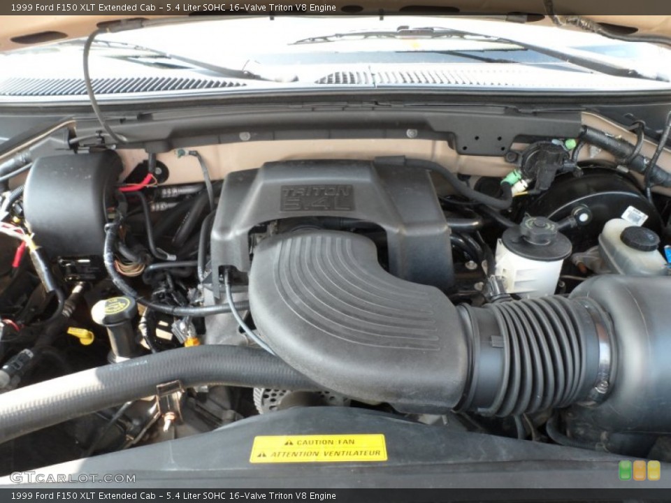 5.4 Liter SOHC 16-Valve Triton V8 Engine for the 1999 Ford F150 #65533647