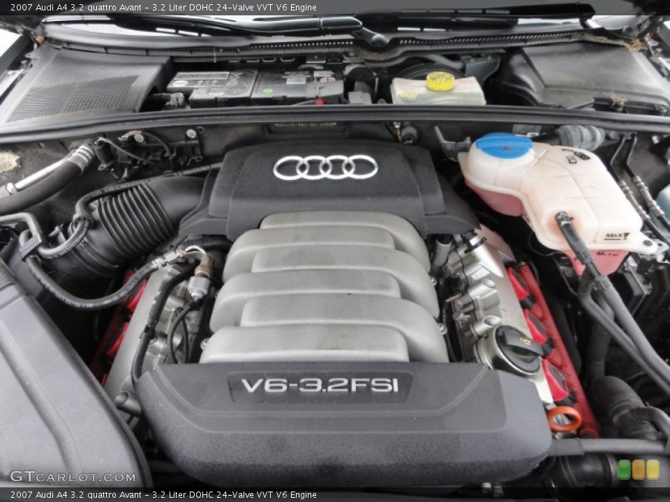 3.2 Liter DOHC 24-Valve VVT V6 Engine for the 2007 Audi A4 #65535174