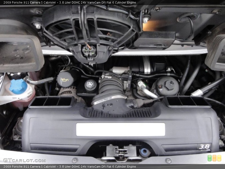 3.8 Liter DOHC 24V VarioCam DFI Flat 6 Cylinder Engine for the 2009 Porsche 911 #65536398