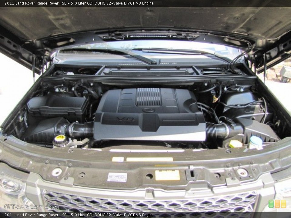 5.0 Liter GDI DOHC 32-Valve DIVCT V8 Engine for the 2011 Land Rover Range Rover #65539646