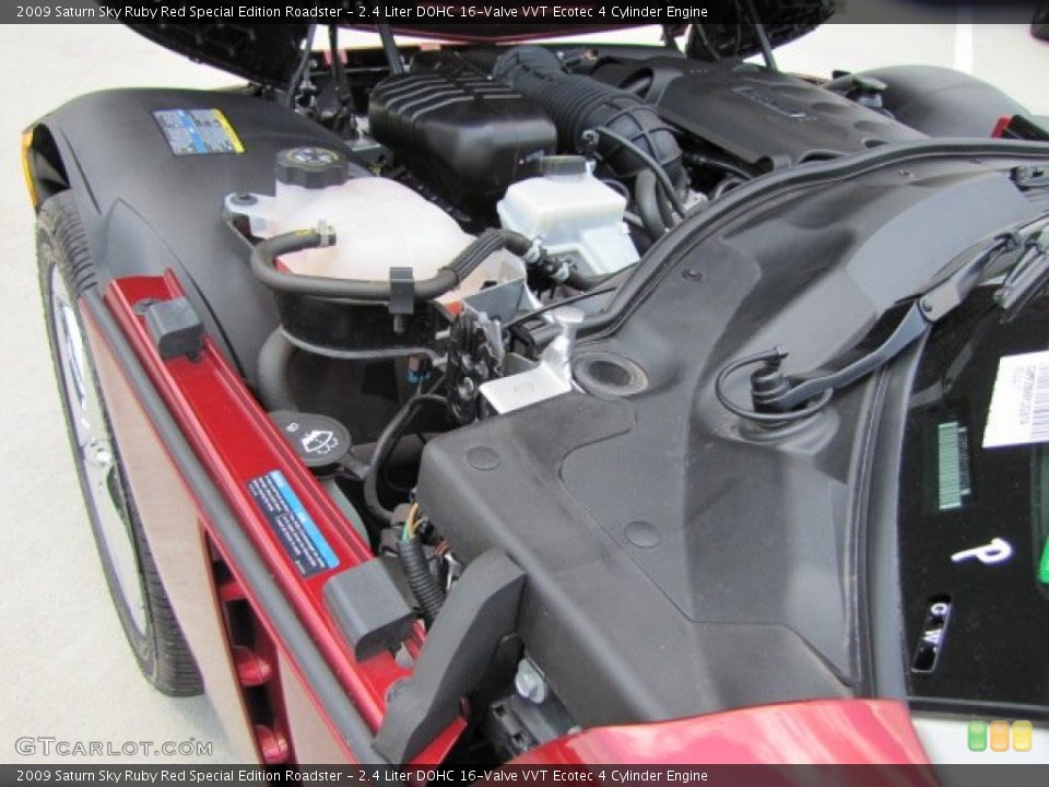 2.4 Liter DOHC 16-Valve VVT Ecotec 4 Cylinder Engine for the 2009 Saturn Sky #65540658