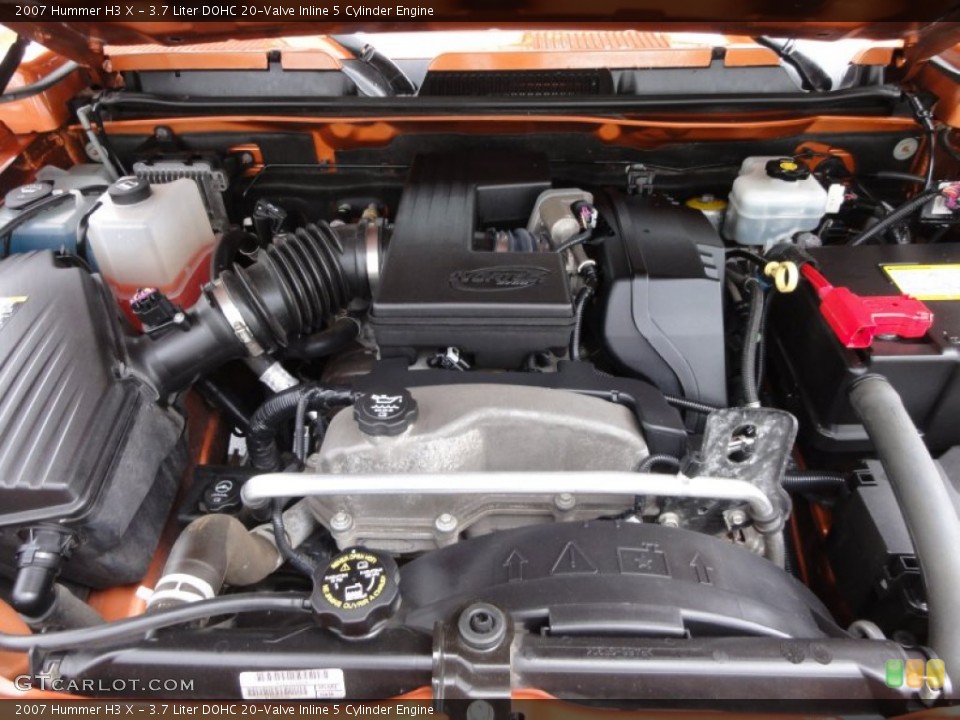 3.7 Liter DOHC 20-Valve Inline 5 Cylinder Engine for the 2007 Hummer H3 #65542908