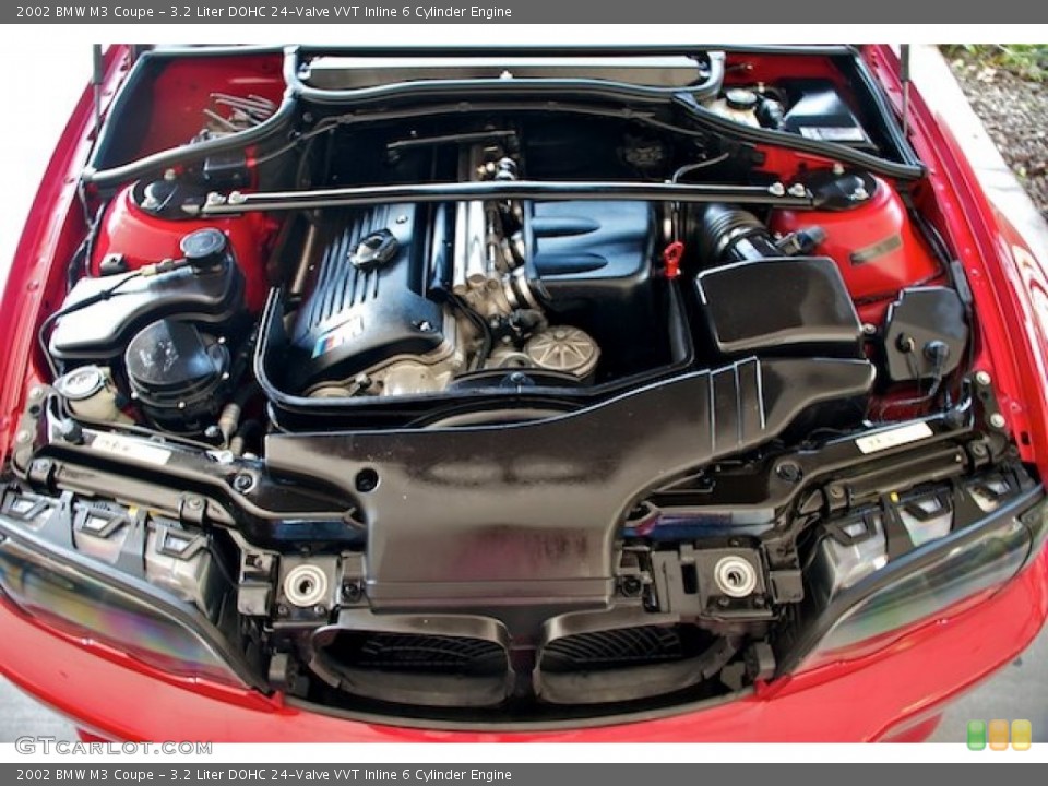3.2 Liter DOHC 24-Valve VVT Inline 6 Cylinder Engine for the 2002 BMW M3 #65544225