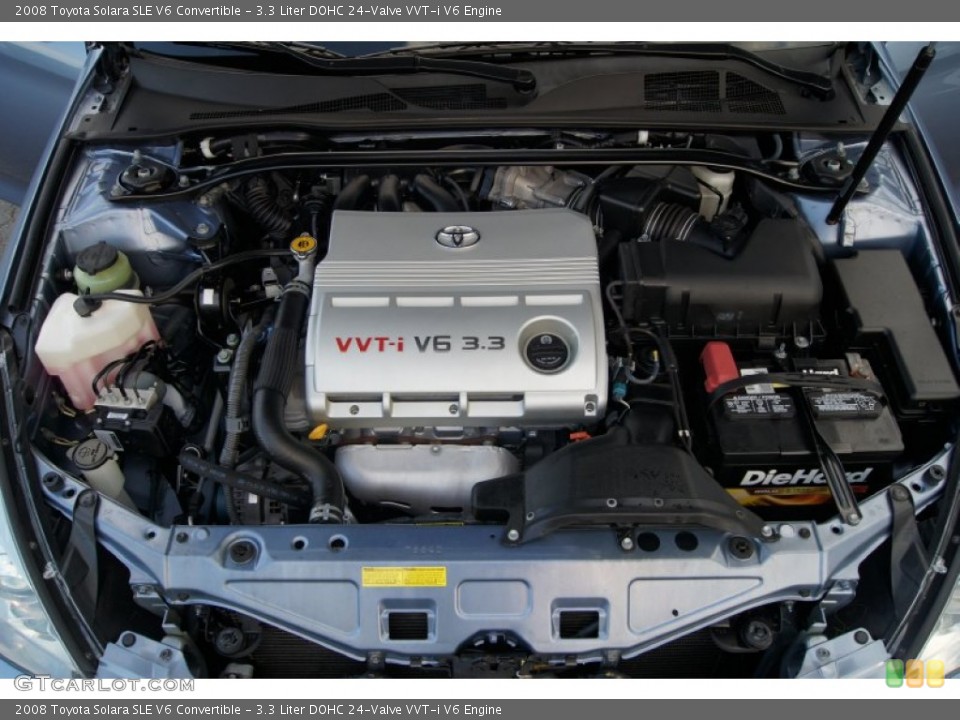 3.3 Liter DOHC 24-Valve VVT-i V6 Engine for the 2008 Toyota Solara #65568554