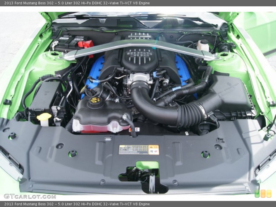 5.0 Liter 302 Hi-Po DOHC 32-Valve Ti-VCT V8 Engine for the 2013 Ford Mustang #65569343