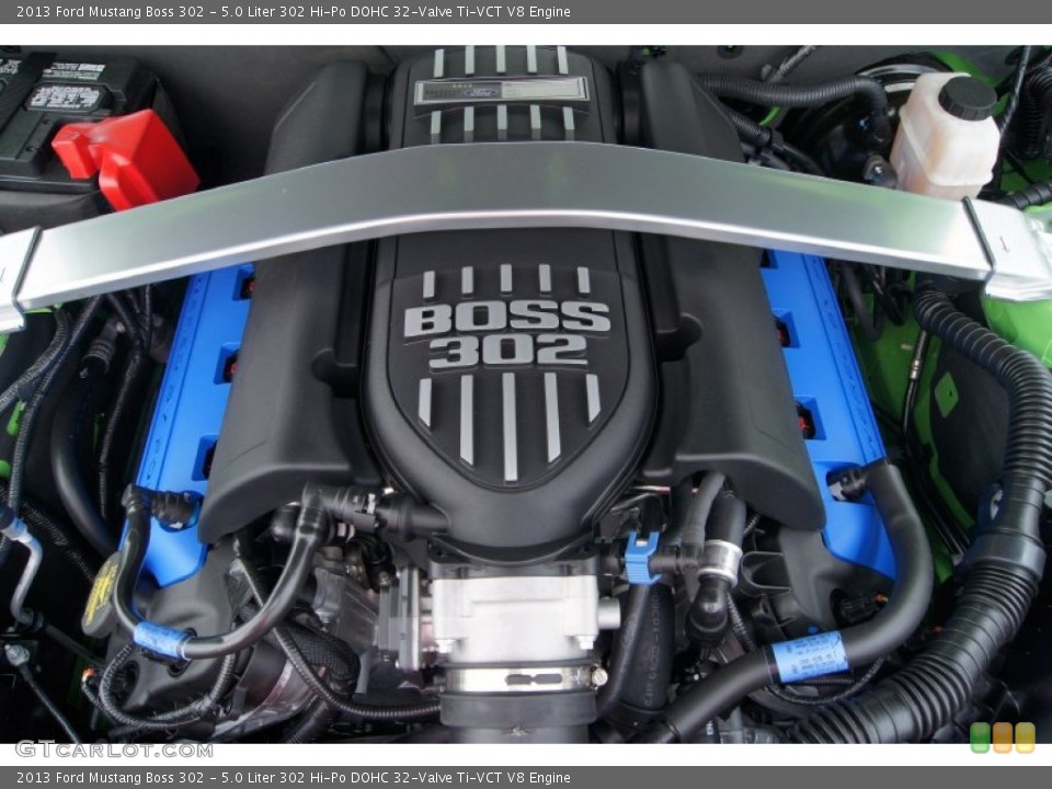 5.0 Liter 302 Hi-Po DOHC 32-Valve Ti-VCT V8 Engine for the 2013 Ford Mustang #65569351