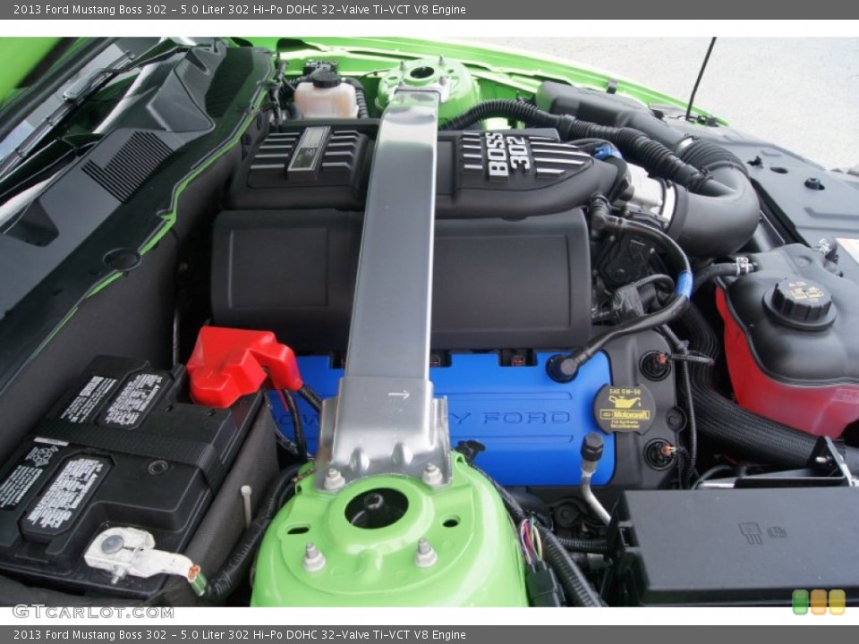 5.0 Liter 302 Hi-Po DOHC 32-Valve Ti-VCT V8 Engine for the 2013 Ford Mustang #65569355