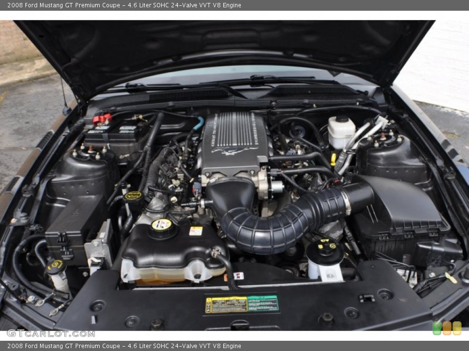 4.6 Liter SOHC 24-Valve VVT V8 Engine for the 2008 Ford Mustang #65575667