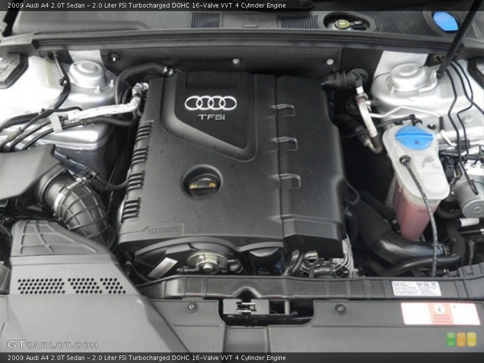 2.0 Liter FSI Turbocharged DOHC 16-Valve VVT 4 Cylinder Engine for the 2009 Audi A4 #65577494