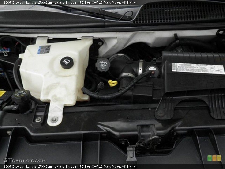 5.3 Liter OHV 16-Valve Vortec V8 2006 Chevrolet Express Engine