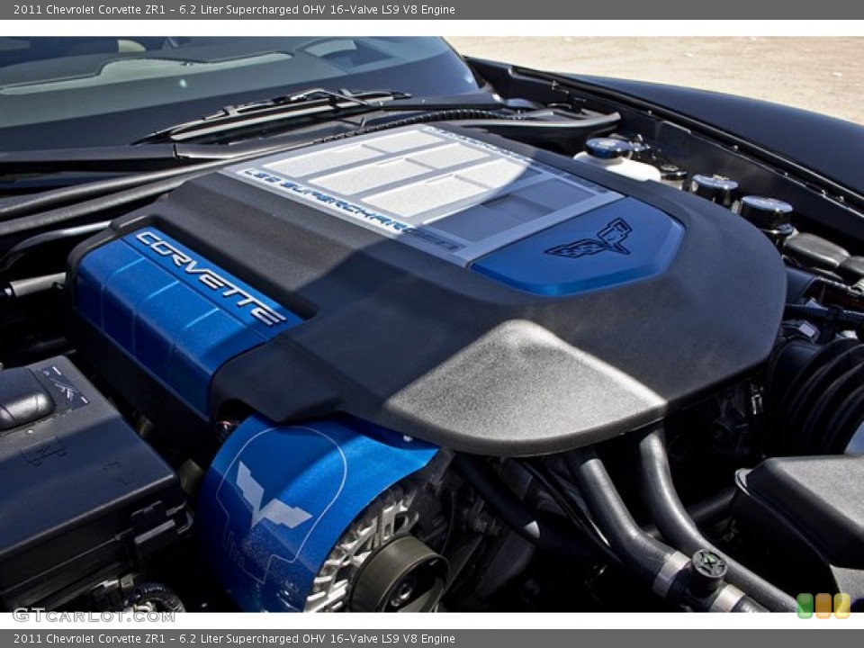 6.2 Liter Supercharged OHV 16-Valve LS9 V8 Engine for the 2011 Chevrolet Corvette #65582180
