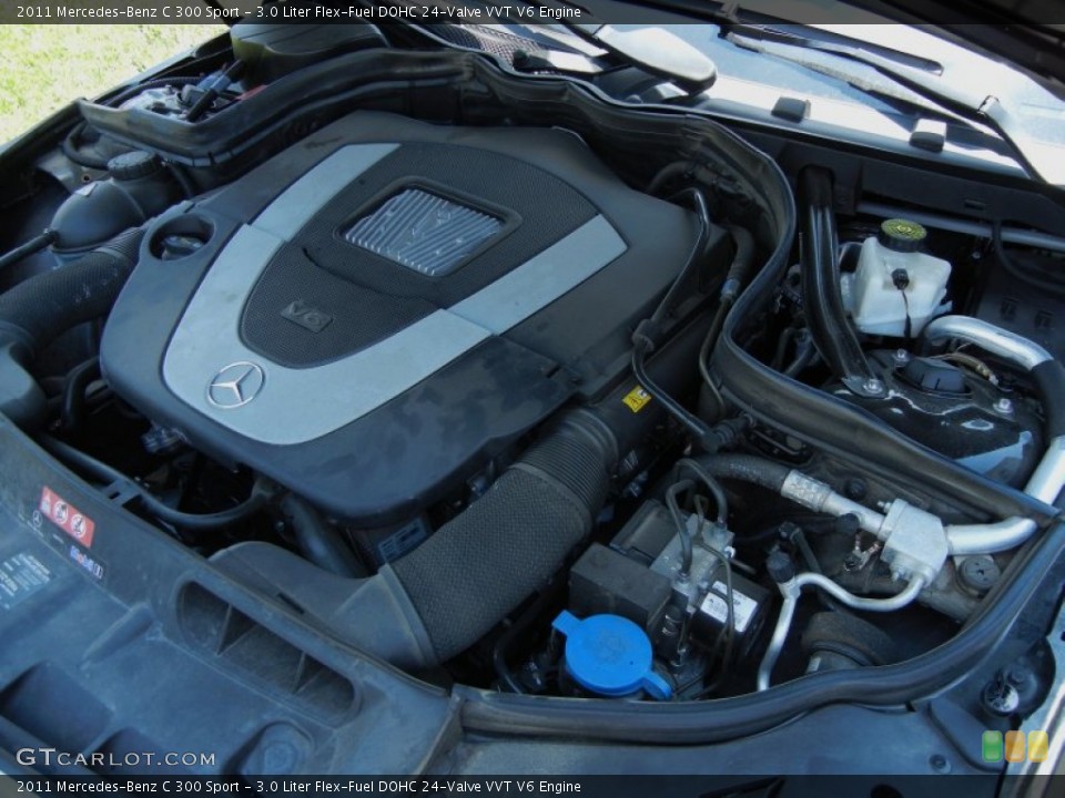 3.0 Liter Flex-Fuel DOHC 24-Valve VVT V6 Engine for the 2011 Mercedes-Benz C #65590391