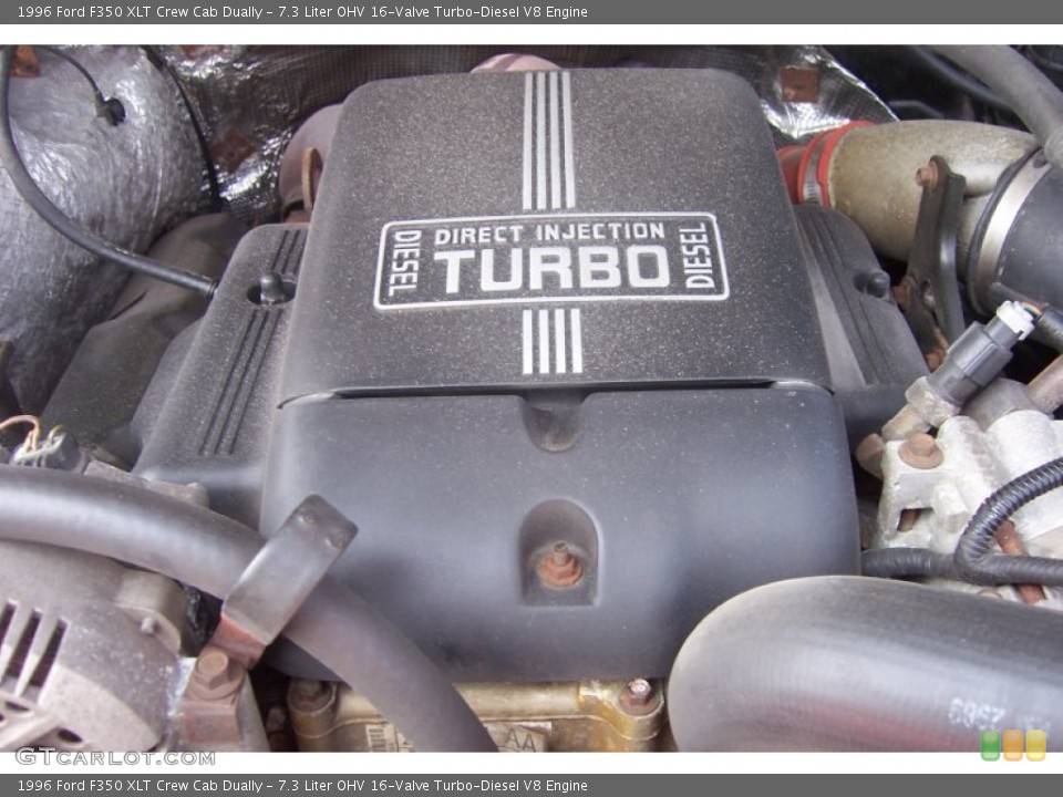 7.3 Liter OHV 16-Valve Turbo-Diesel V8 Engine for the 1996 Ford F350 #65614302