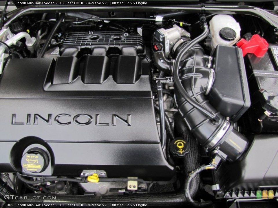 3.7 Liter DOHC 24-Valve VVT Duratec 37 V6 Engine for the 2009 Lincoln MKS #65619186
