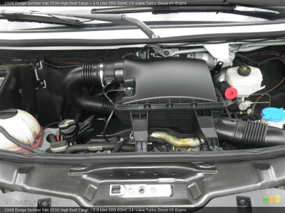 3.0 Liter CRD DOHC 24-Valve Turbo Diesel V6 Engine for the 2008 Dodge Sprinter Van #65637139