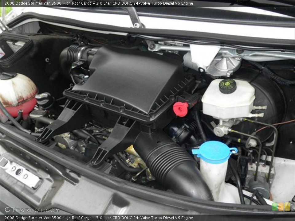 3.0 Liter CRD DOHC 24-Valve Turbo Diesel V6 Engine for the 2008 Dodge Sprinter Van #65637148