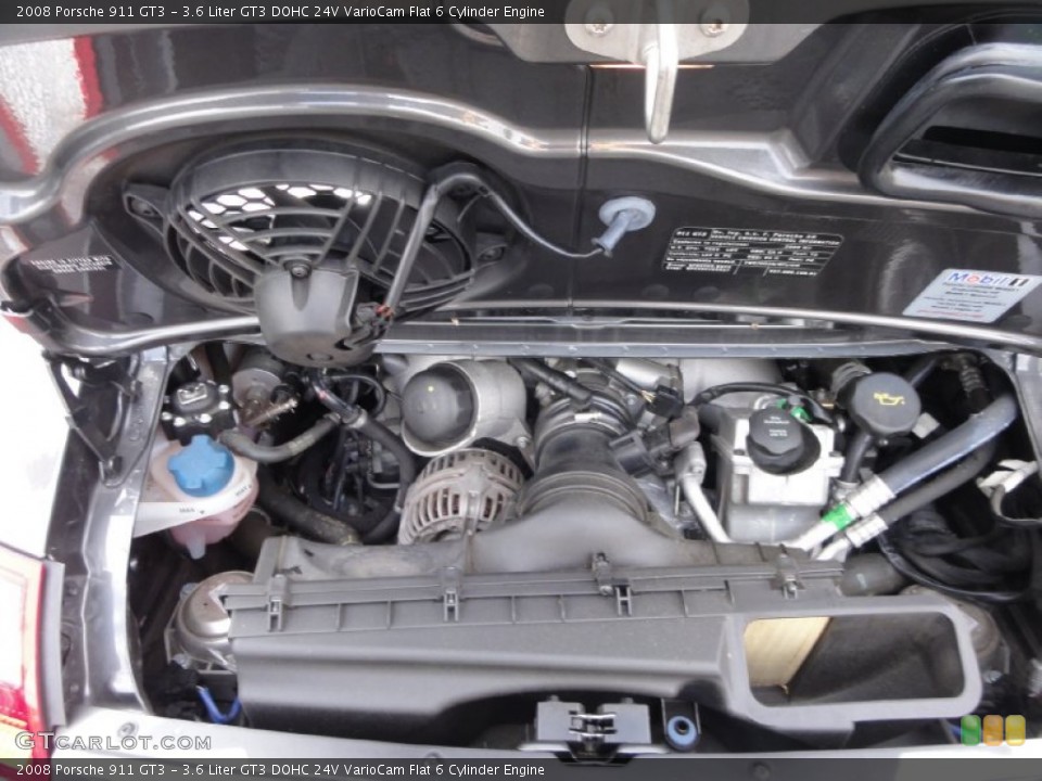 3.6 Liter GT3 DOHC 24V VarioCam Flat 6 Cylinder Engine for the 2008 Porsche 911 #65648239