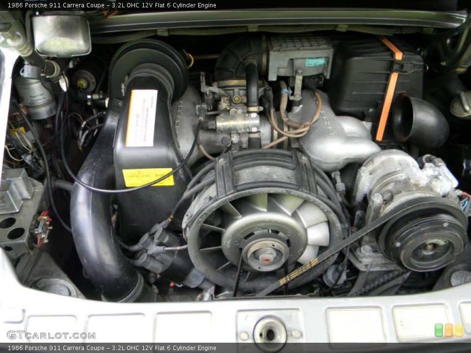 3.2L OHC 12V Flat 6 Cylinder Engine for the 1986 Porsche 911 #65654188
