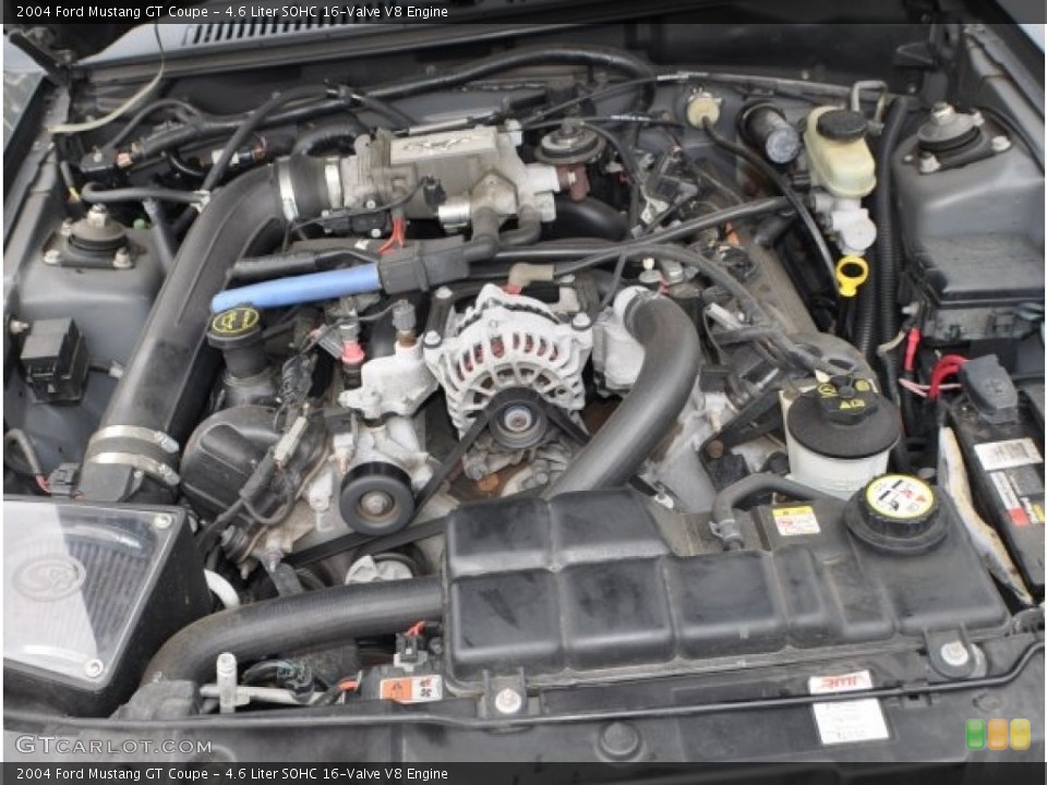 4.6 Liter SOHC 16-Valve V8 Engine for the 2004 Ford Mustang #65654419
