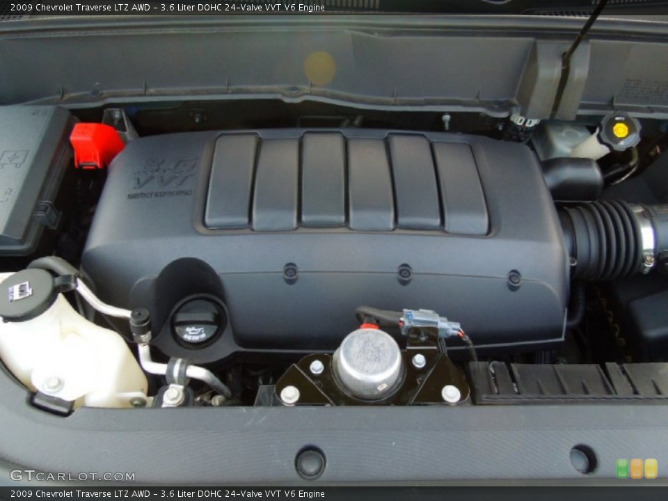 3.6 Liter DOHC 24-Valve VVT V6 Engine for the 2009 Chevrolet Traverse #65659159