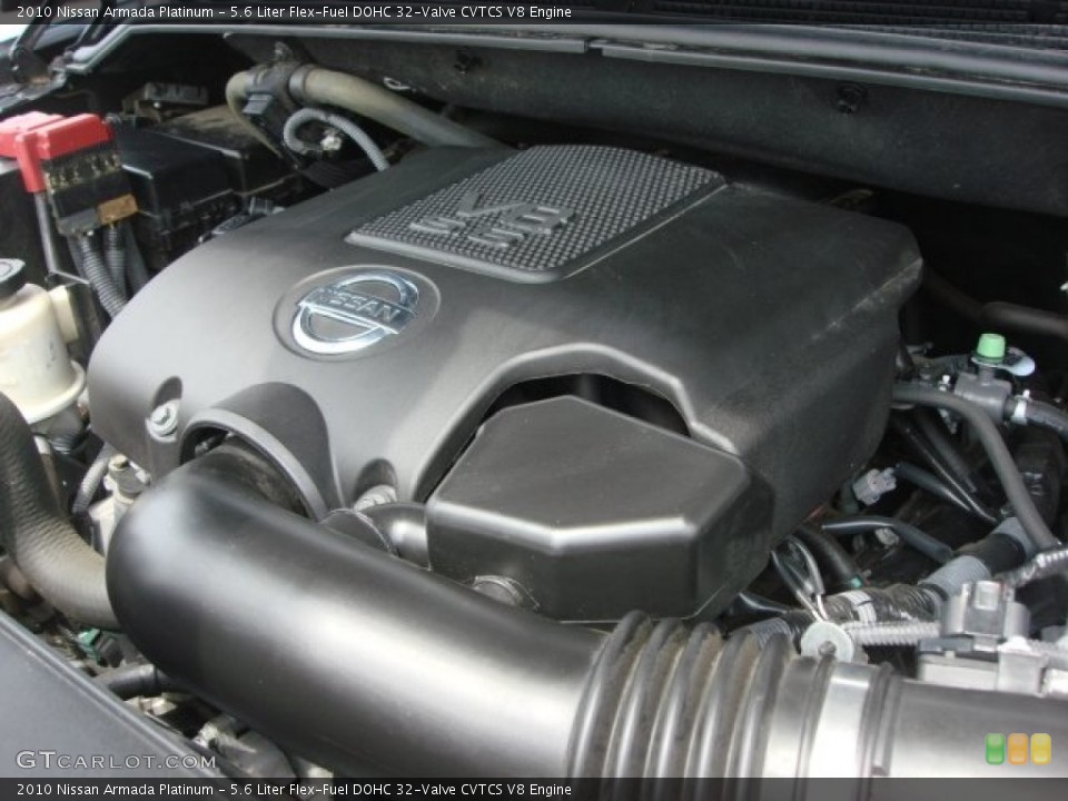 5.6 Liter Flex-Fuel DOHC 32-Valve CVTCS V8 Engine for the 2010 Nissan Armada #65663101