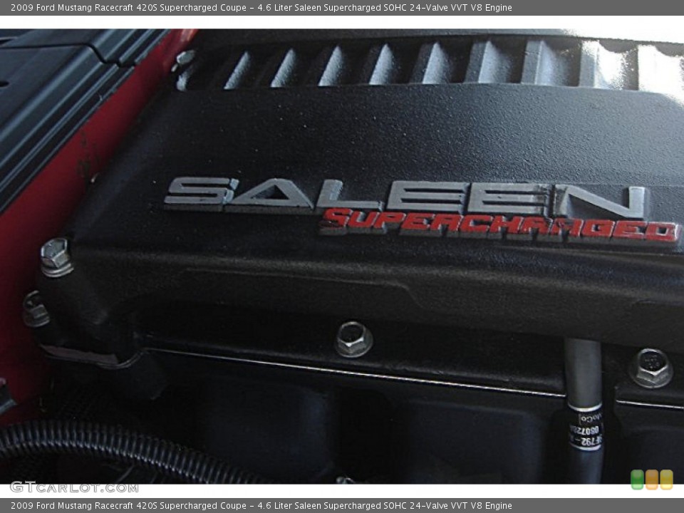 4.6 Liter Saleen Supercharged SOHC 24-Valve VVT V8 Engine for the 2009 Ford Mustang #65665894