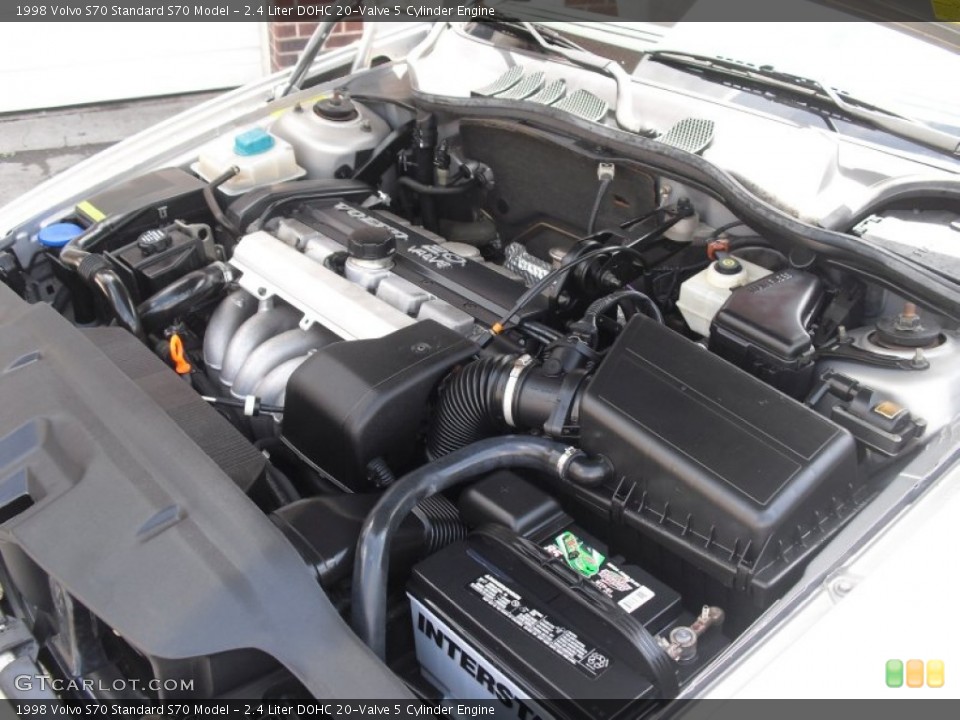 2.4 Liter DOHC 20-Valve 5 Cylinder Engine for the 1998 Volvo S70 #65667256