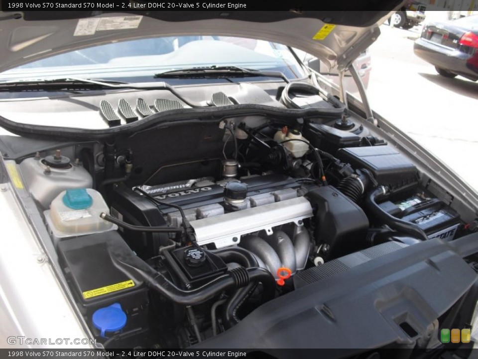 2.4 Liter DOHC 20-Valve 5 Cylinder Engine for the 1998 Volvo S70 #65667262