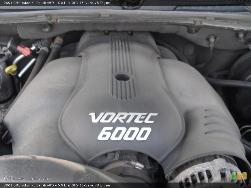 6.0 Liter OHV 16-Valve V8 Engine for the 2001 GMC Yukon #65667835