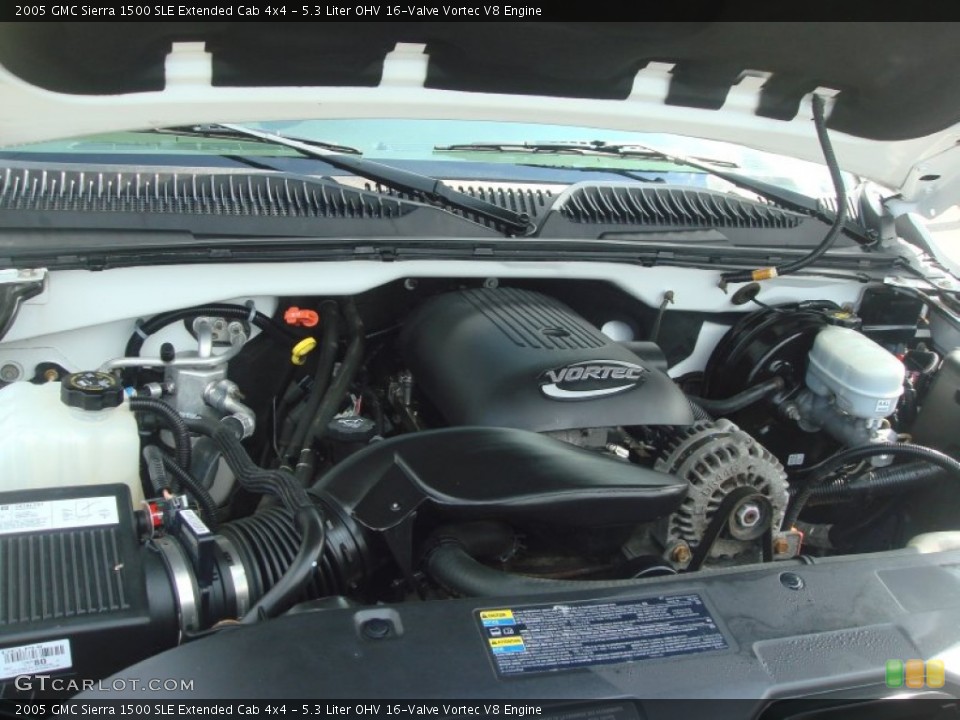 5.3 Liter OHV 16-Valve Vortec V8 Engine for the 2005 GMC Sierra 1500 #65674669
