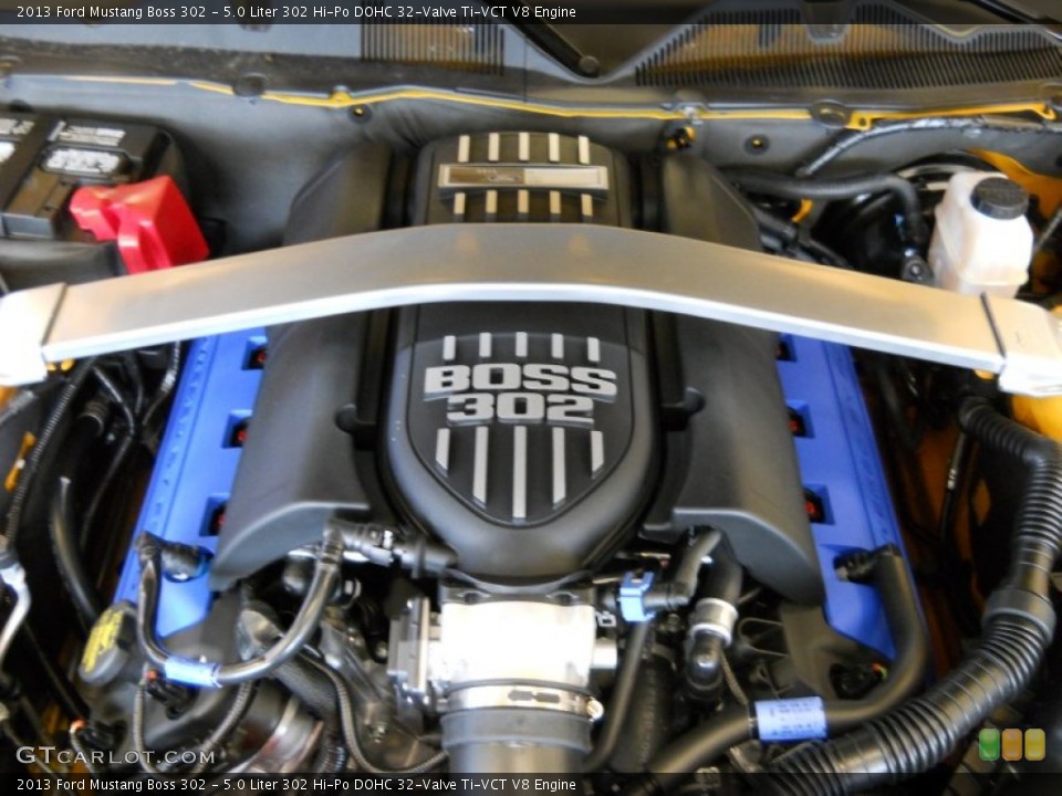 5.0 Liter 302 Hi-Po DOHC 32-Valve Ti-VCT V8 Engine for the 2013 Ford Mustang #65676232