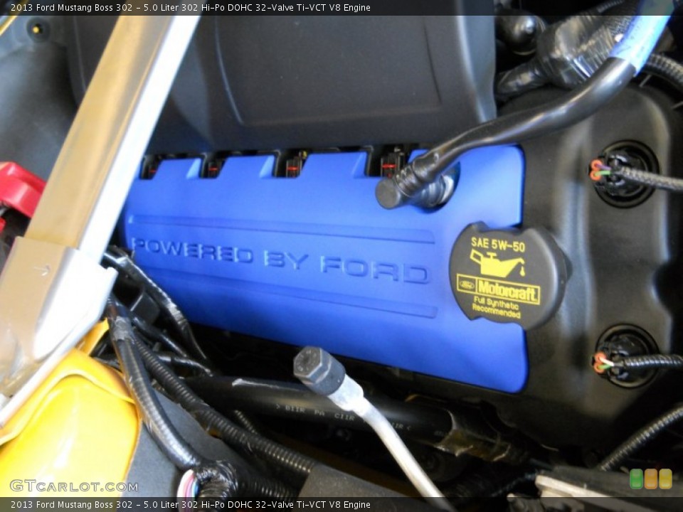 5.0 Liter 302 Hi-Po DOHC 32-Valve Ti-VCT V8 Engine for the 2013 Ford Mustang #65676235