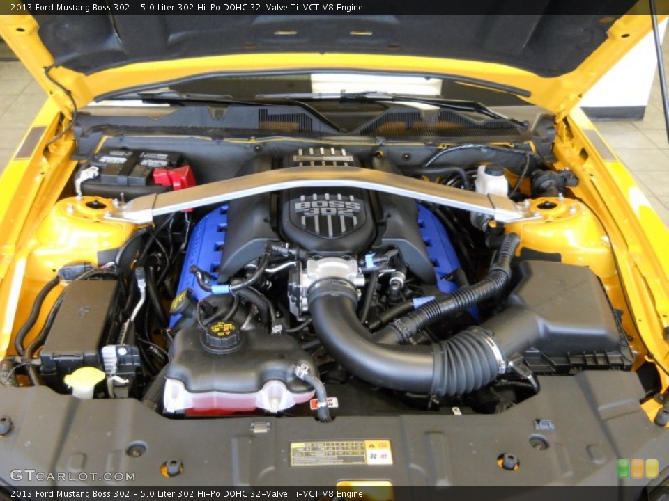 5.0 Liter 302 Hi-Po DOHC 32-Valve Ti-VCT V8 Engine for the 2013 Ford Mustang #65676238
