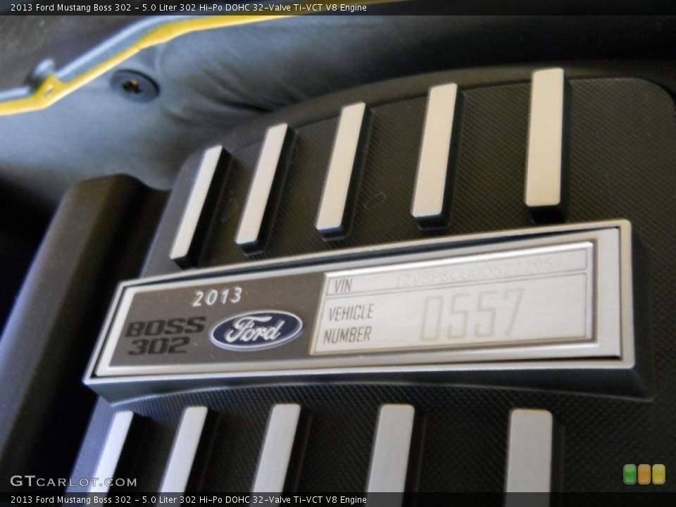 5.0 Liter 302 Hi-Po DOHC 32-Valve Ti-VCT V8 Engine for the 2013 Ford Mustang #65676241