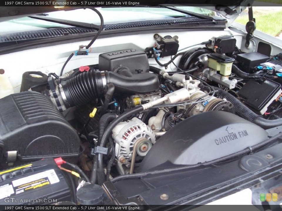 5.7 Liter OHV 16-Valve V8 Engine for the 1997 GMC Sierra 1500 #65708204
