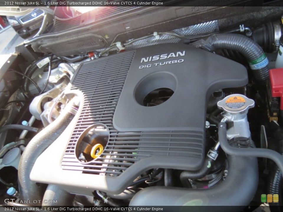 1.6 Liter DIG Turbocharged DOHC 16-Valve CVTCS 4 Cylinder Engine for the 2012 Nissan Juke #65712011
