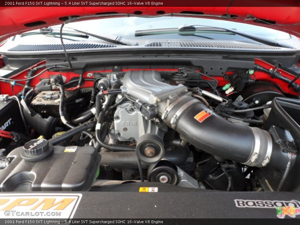 5.4 Liter SVT Supercharged SOHC 16-Valve V8 Engine for the 2001 Ford F150 #65723372