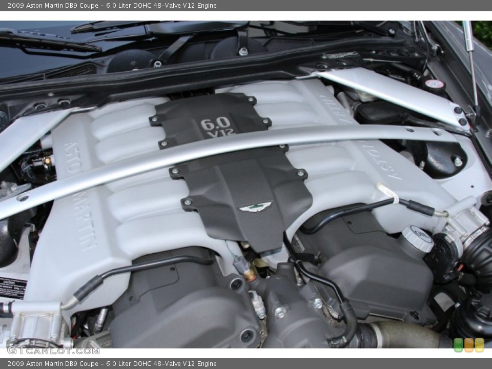 6.0 Liter DOHC 48-Valve V12 2009 Aston Martin DB9 Engine